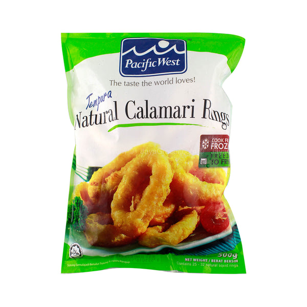 Pacific West Tempura Natural Calamari Rings 500g (highest price)