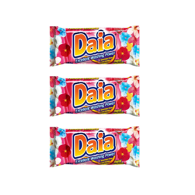 Daia Detergent Bar Floral Freshness 150g x 3
