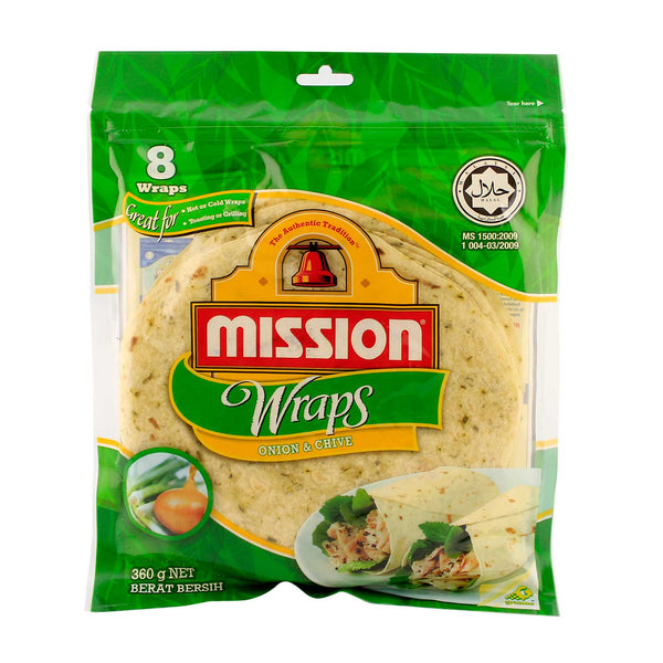 Mission Onion and Chives Wraps 360g (highest price)