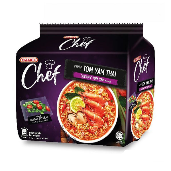 Mamee Chef Creamy Tom Yam Flavour Instant Noodle 82g x 4 (highest price)