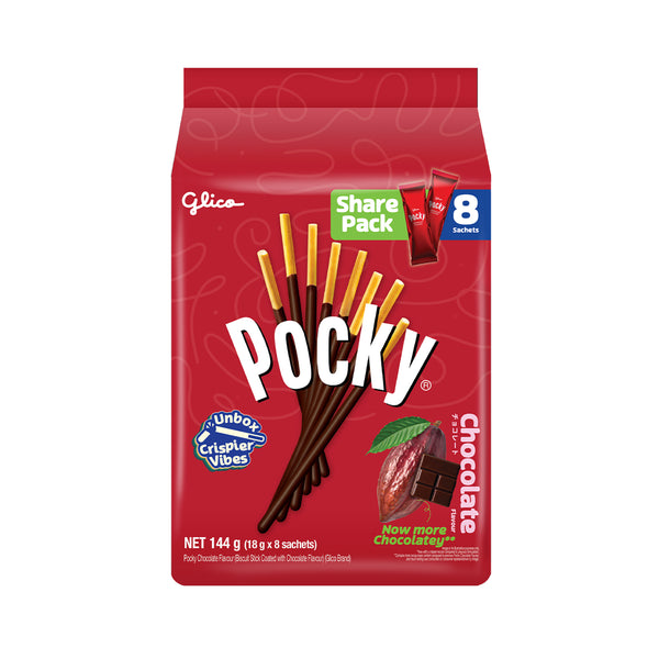 Glico Pocky Biscuit Stick Family Pack Chocolate Flavour 21g x 8 (highest price)