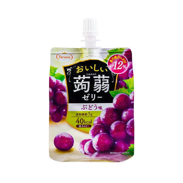 Tarami Oshii Konnyaku Jelly Grape Flavour 150g (highest price)