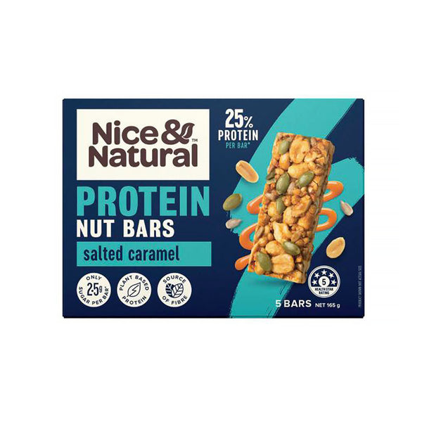 Nice And Natural Protein Nut Bar Salted Caramel 165g (highest price)