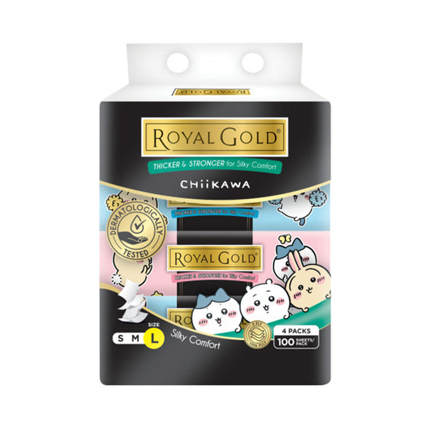 Royal Gold Soft pack 3Ply 100pcs x 4 (highest price)
