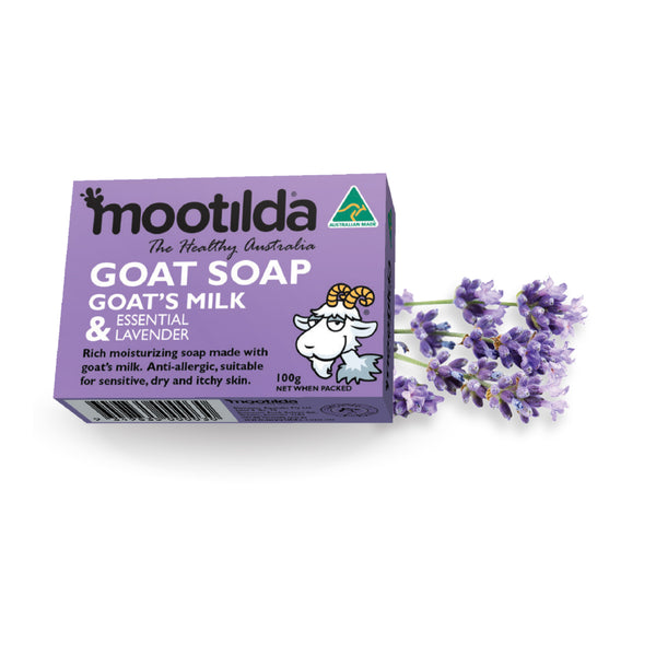 Mootilda's Goat Soap with Goat's Milk and Essential Lavender 100g (highest price)
