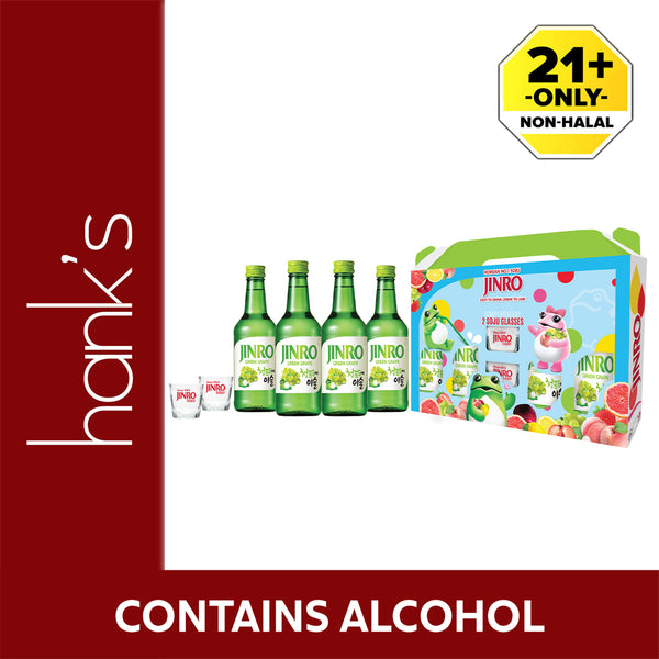Jinro Greengrape Gift Pack 360ml x 4 (highest price)