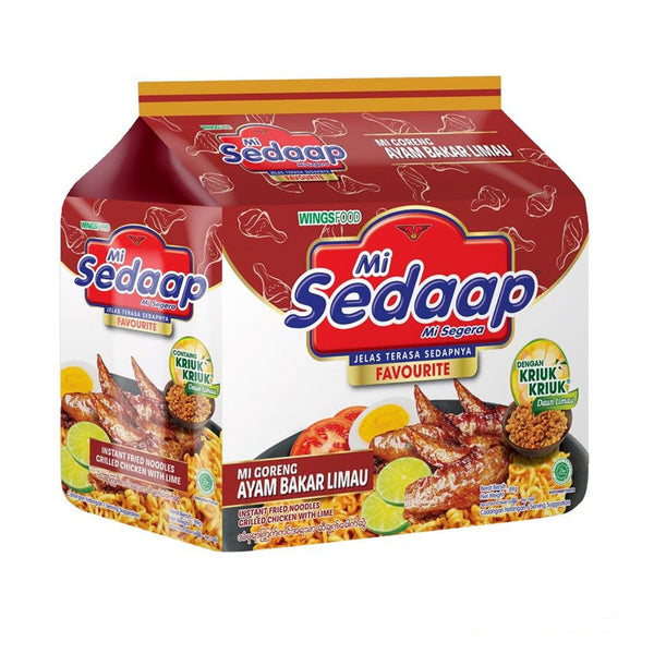 Mi Sedaap Goreng Ayam Bakar Limau 89g x 5 (highest price)