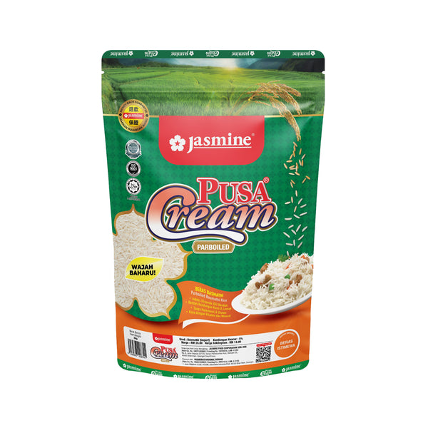 Jasmine Pusa Cream Basmathi Rice (Praboiled) 2kg (highest price)