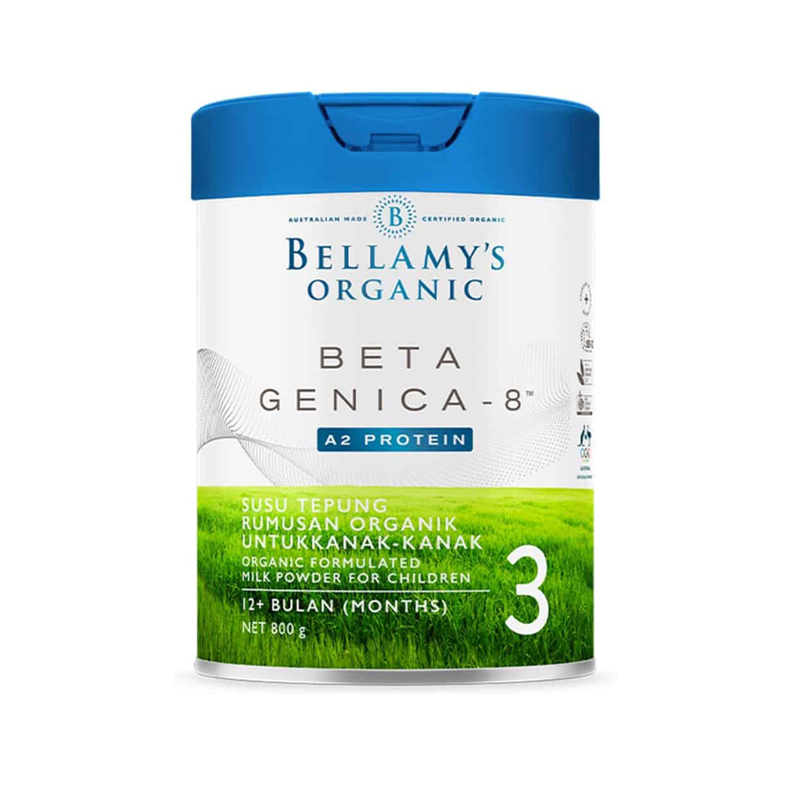 Bellamy Beta Genica-8 Step 3 Toddler Milk Drink 800g – Jaya Grocer 