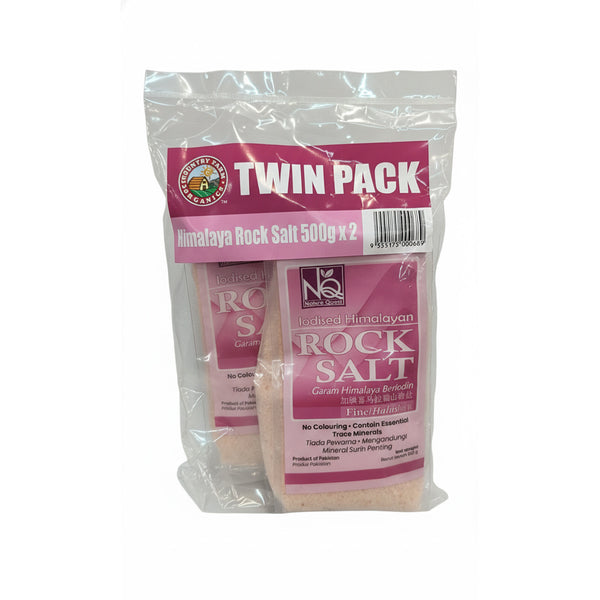 Nature Quest Himalayan Rock Fine Salt 500g x 2