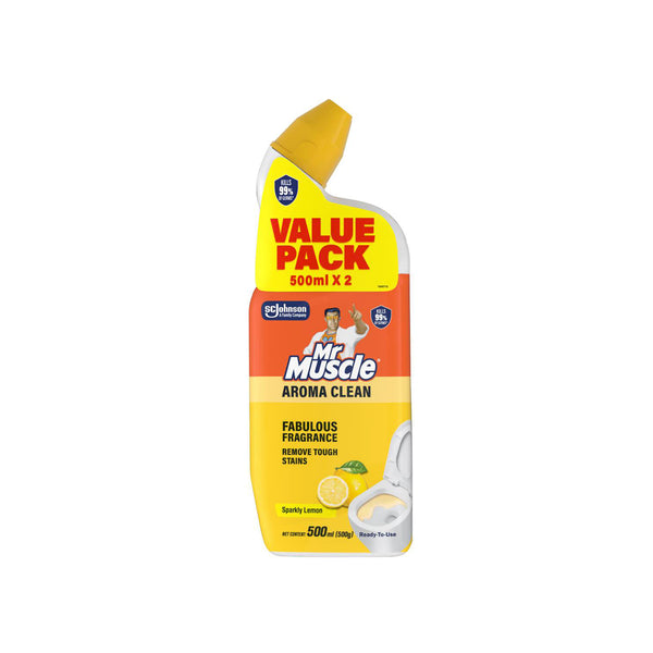 Mr Muscle Toilet Bowl Cleaner Lemon 500ml x 2 (highest price)