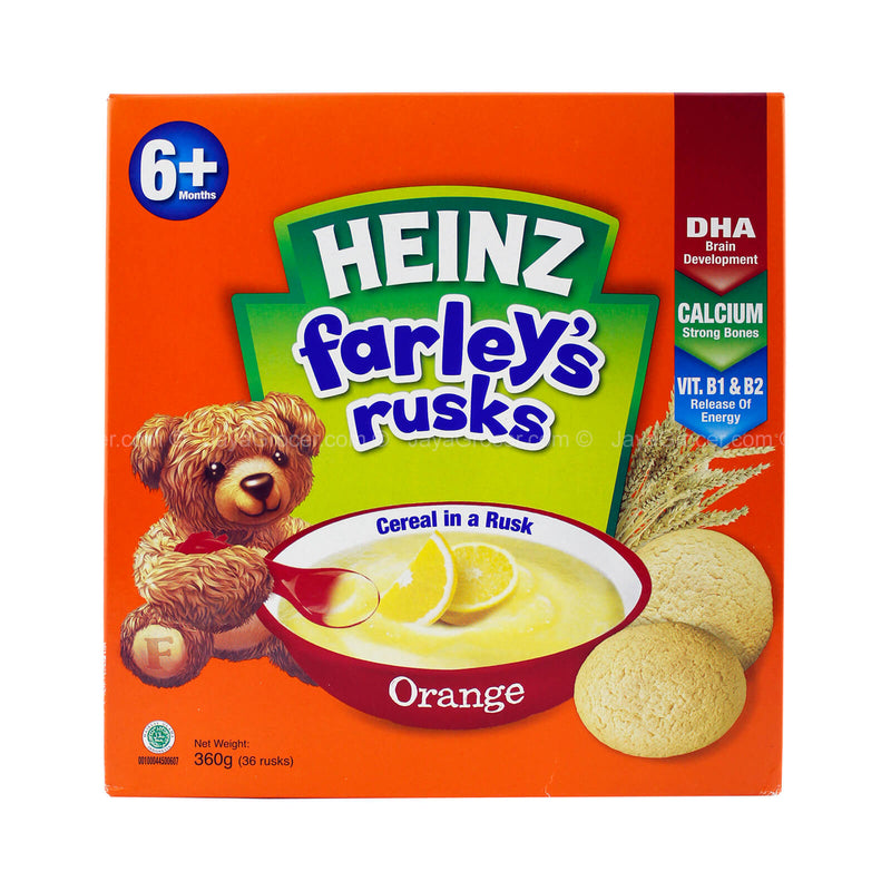 Heinz Farley’s Cereal in A Rusk Orange Flavour 360g
