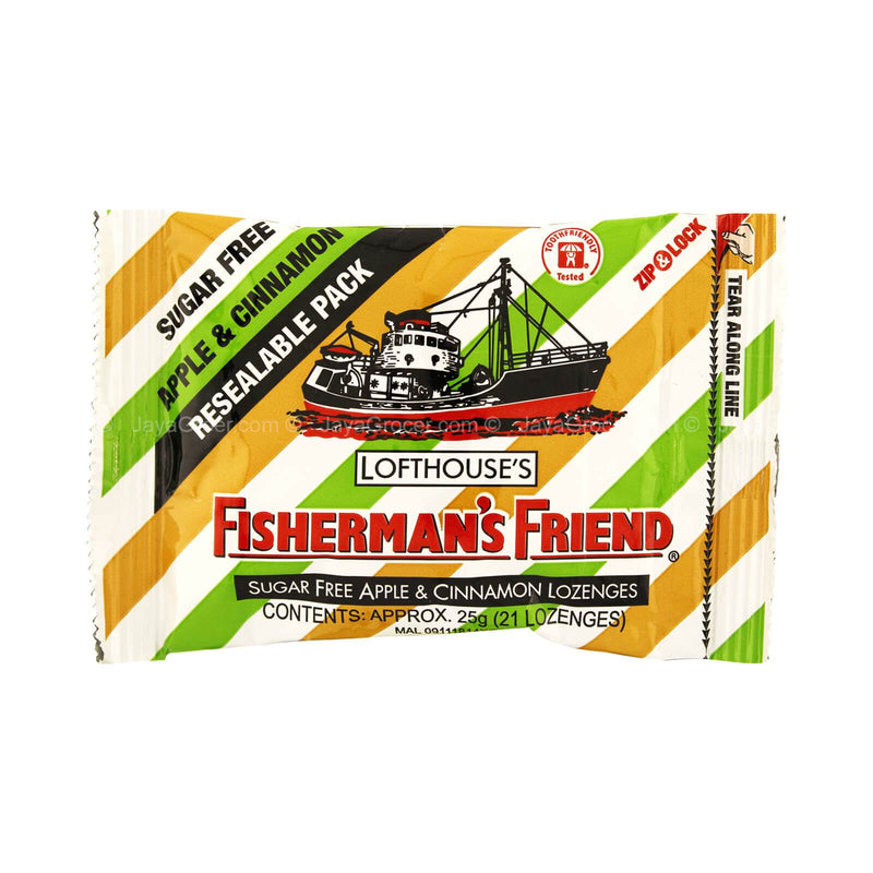 Lofthouse’s Fisherman’s Friend Sugar Free Apple & Cinnamon Lozenges 25g