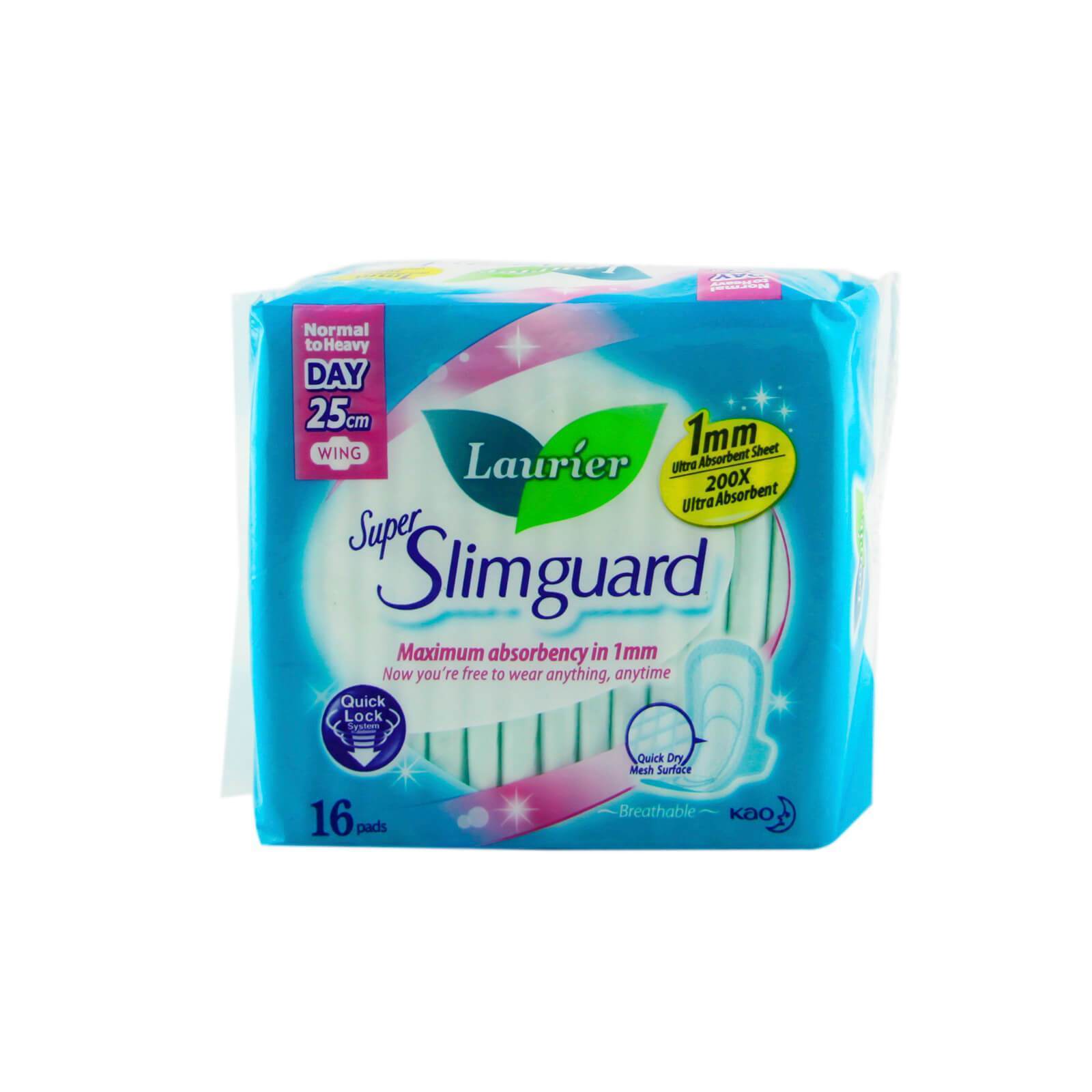 Laurier Super Slimguard Wing Pad 25cm x 16pads – Jaya Grocer
