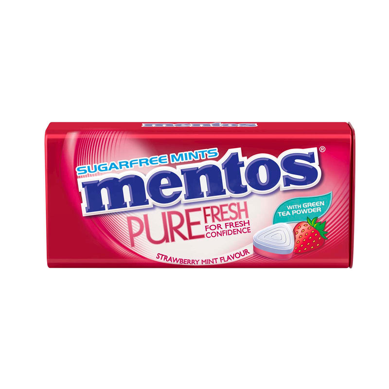 Mentos Pure Fresh Strawberry Mint Flavor Candy 35g