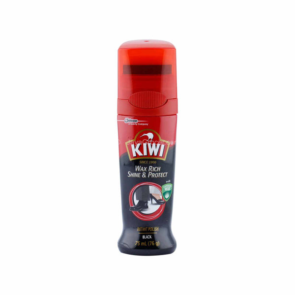 Kiwi Shoes Wax Rich Shine & Protect Black Color 75ml