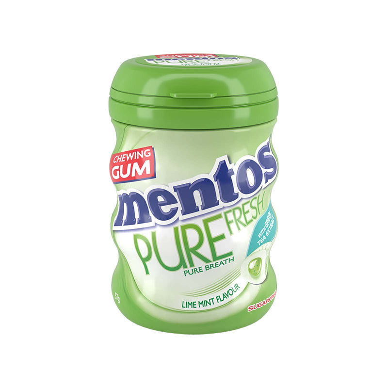 Mentos Pure Fresh Lime Mint Chewing Gum 57g