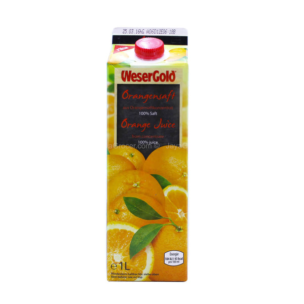 Wesergold Orange Juice 1L