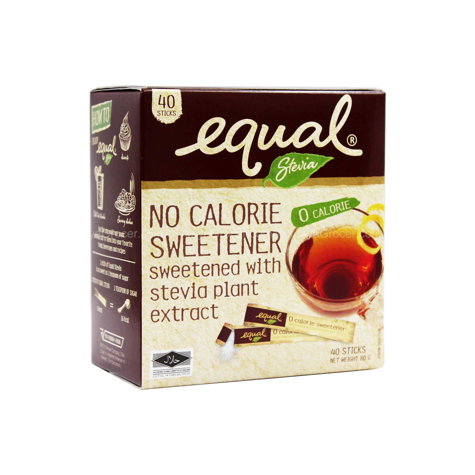 Equal Pure Via Sticks 40pcs Online at Best Price, Sugar