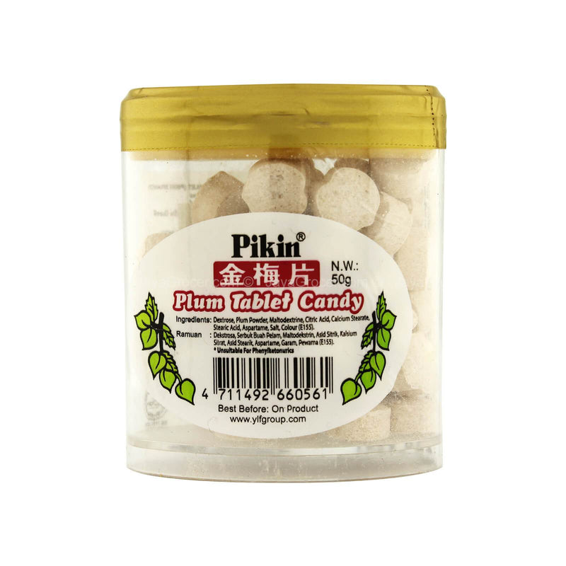Pikin Plum Tablet Candy 50g