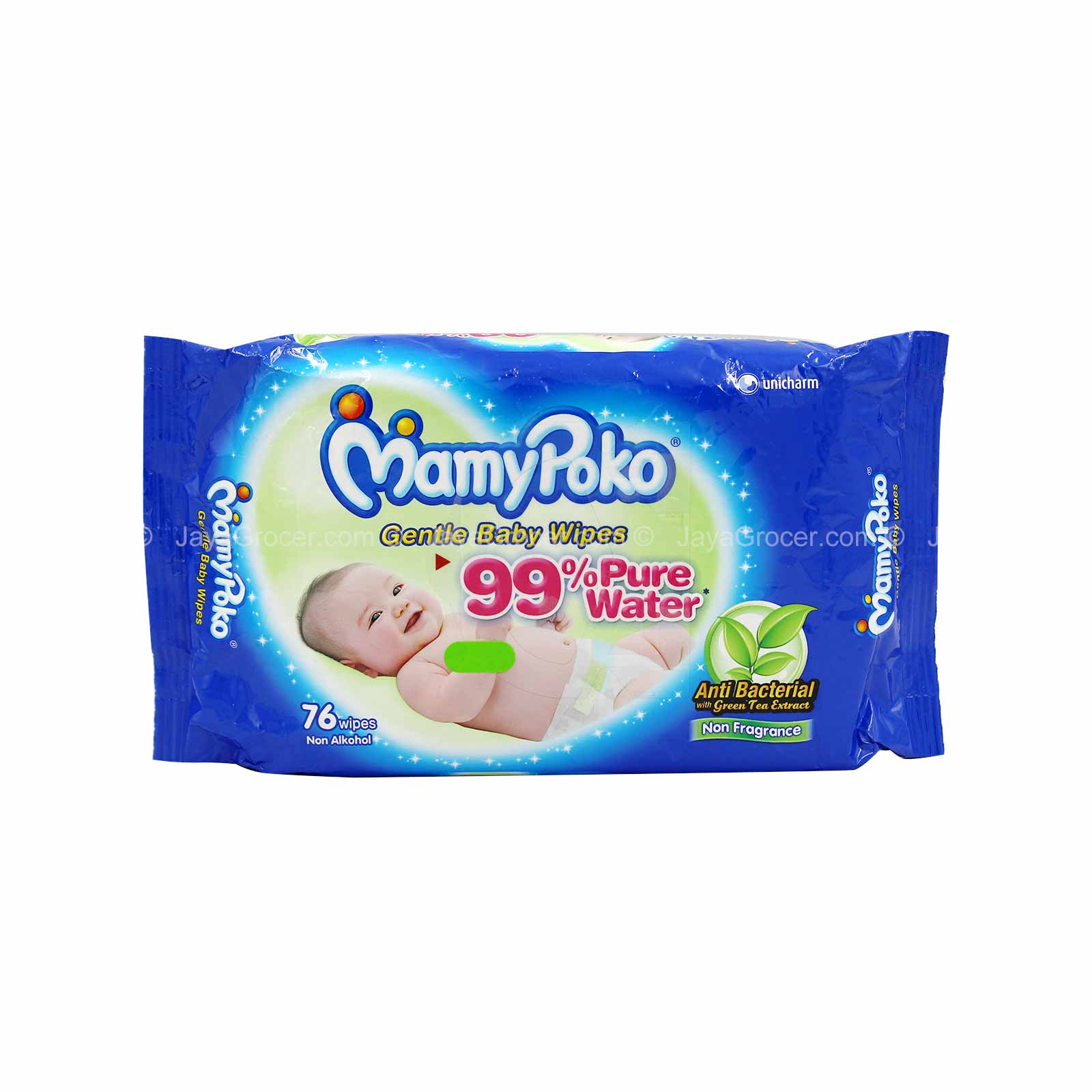 MAMYPOKO B/WIPES ANTI BAC N/FRAG 76P *1 – Jaya Grocer Cyberjaya