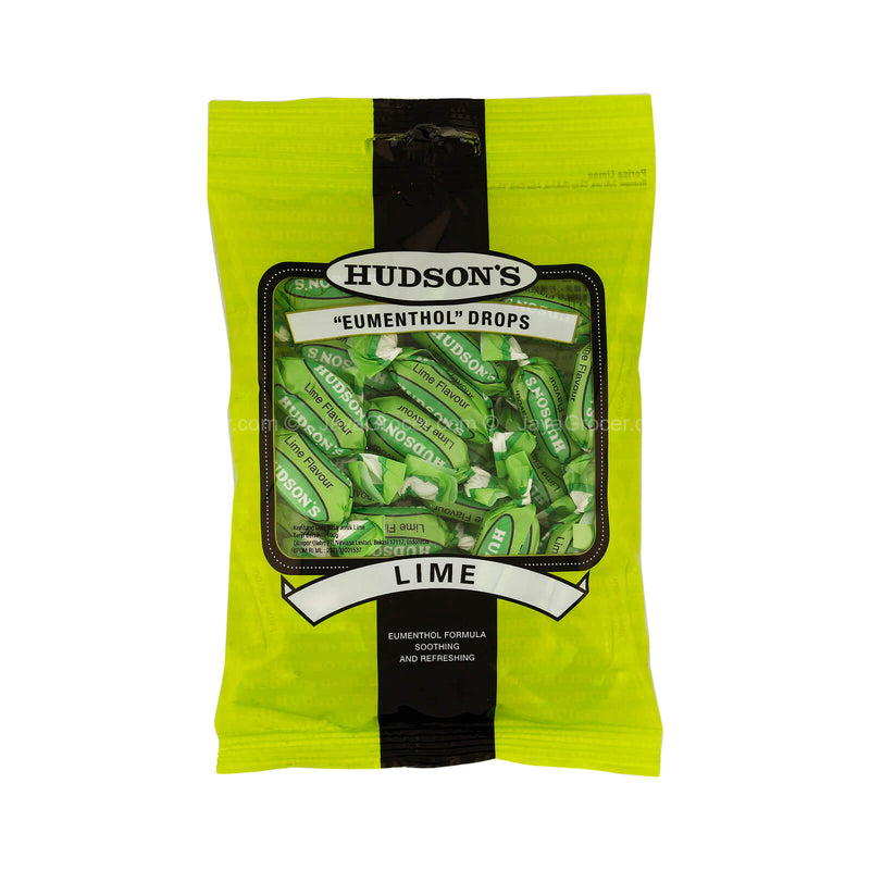 Hudson’s Lime Eumenthol Drops 100g