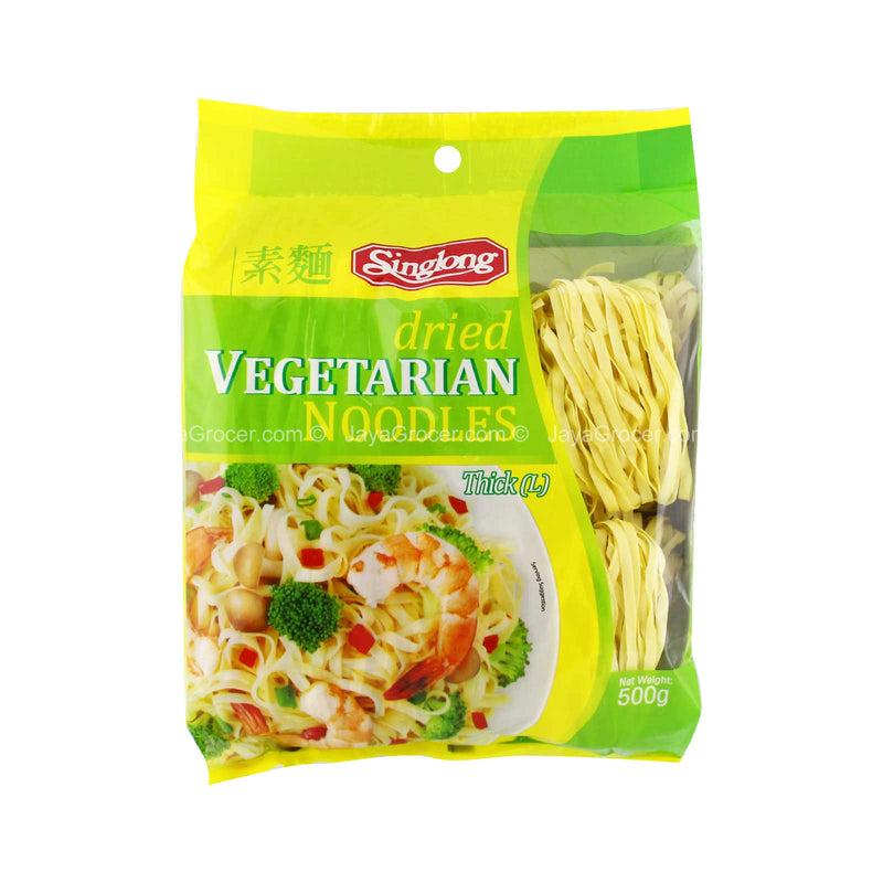 Singlong Dried Vegetarian Noodle (Large) 500g