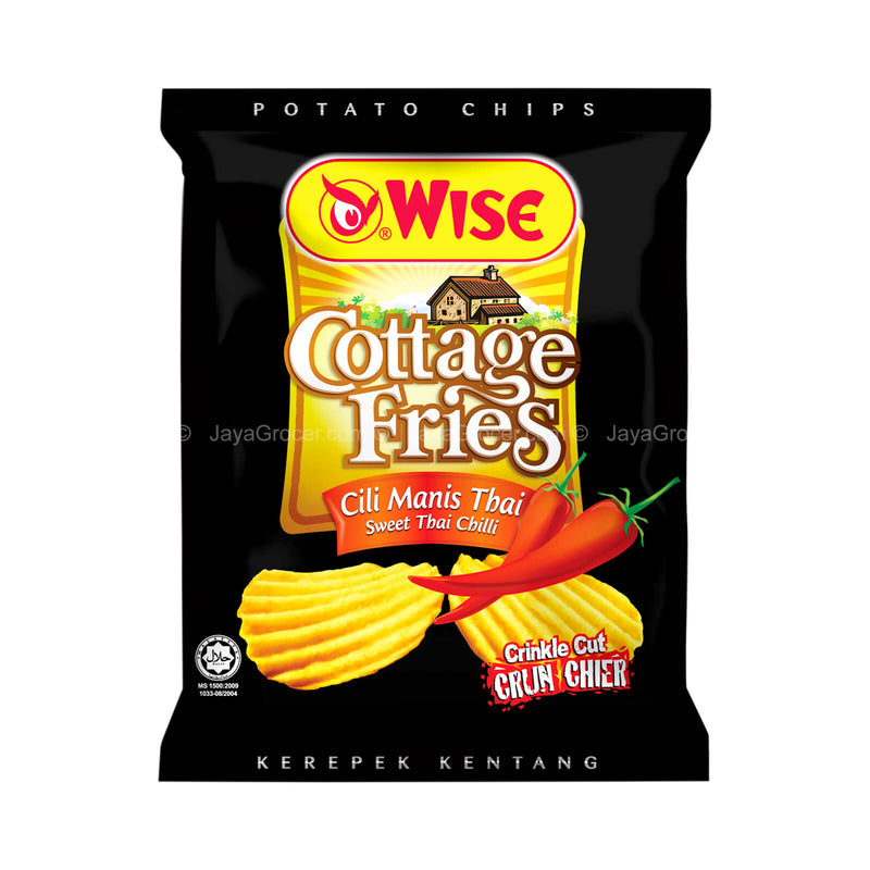 Wise Cottage Fries Sweet Thai Chilli Crinkle Cut Potato Chips 60g