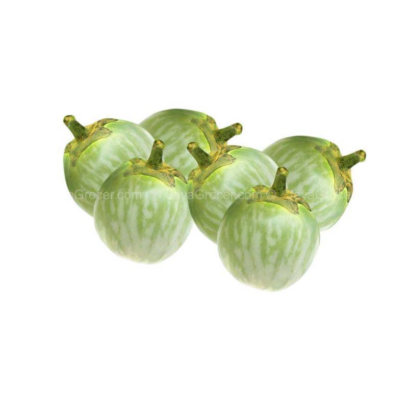Round White Eggplant (Terung Bulat Putih)
