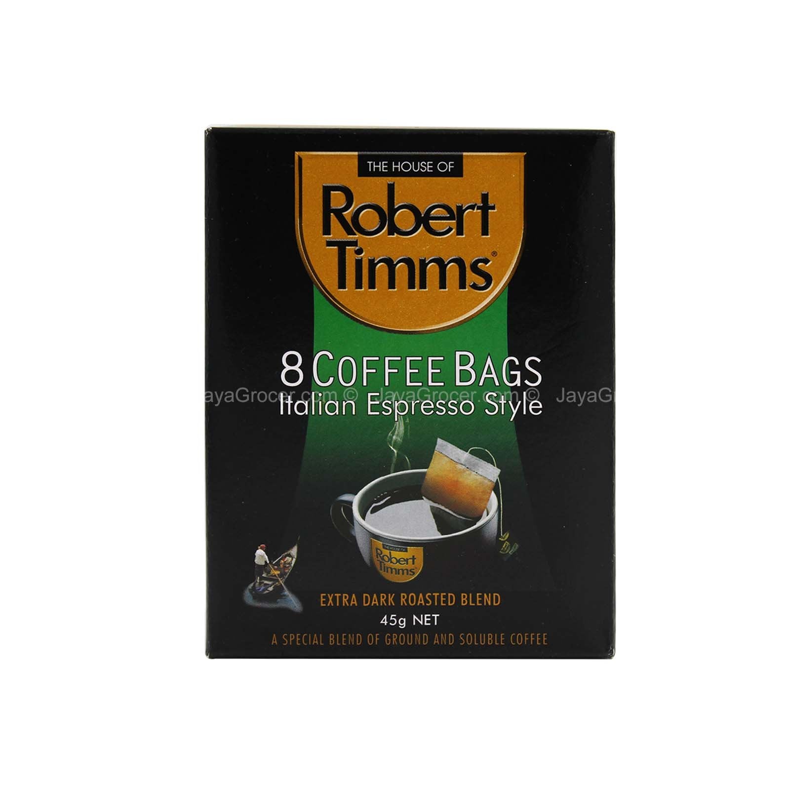 Robert Timms Italian Espresso Style Coffee Bags 48g
