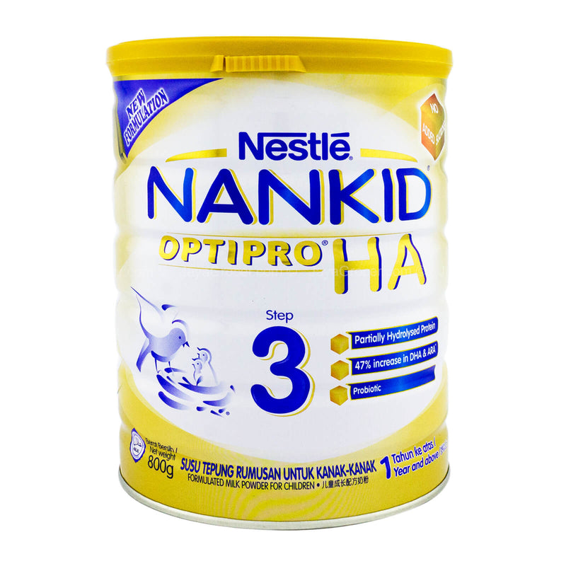 Nestle NanKid Optipro HA Step 3 Growing Up Milk Powder 800g