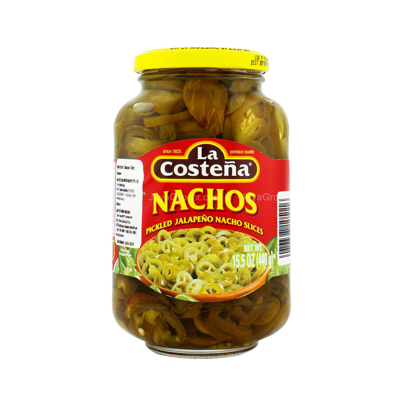La Costena Nachos Pickled Jalapeno Nacho Slices 440g