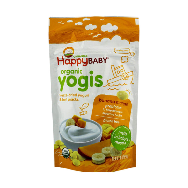 Happy Baby Organic Yogis Banana Mango 28g