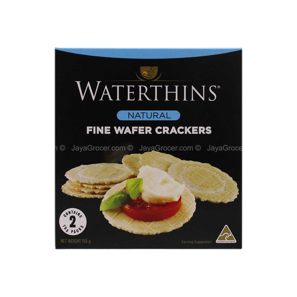 WATERTHINS FINEWAFER CRACKER NAT 150G *1