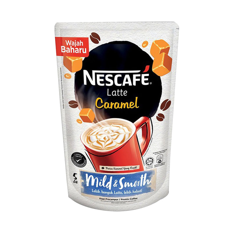 Nescafe Latte Caramel Instant Coffee 25g x 5