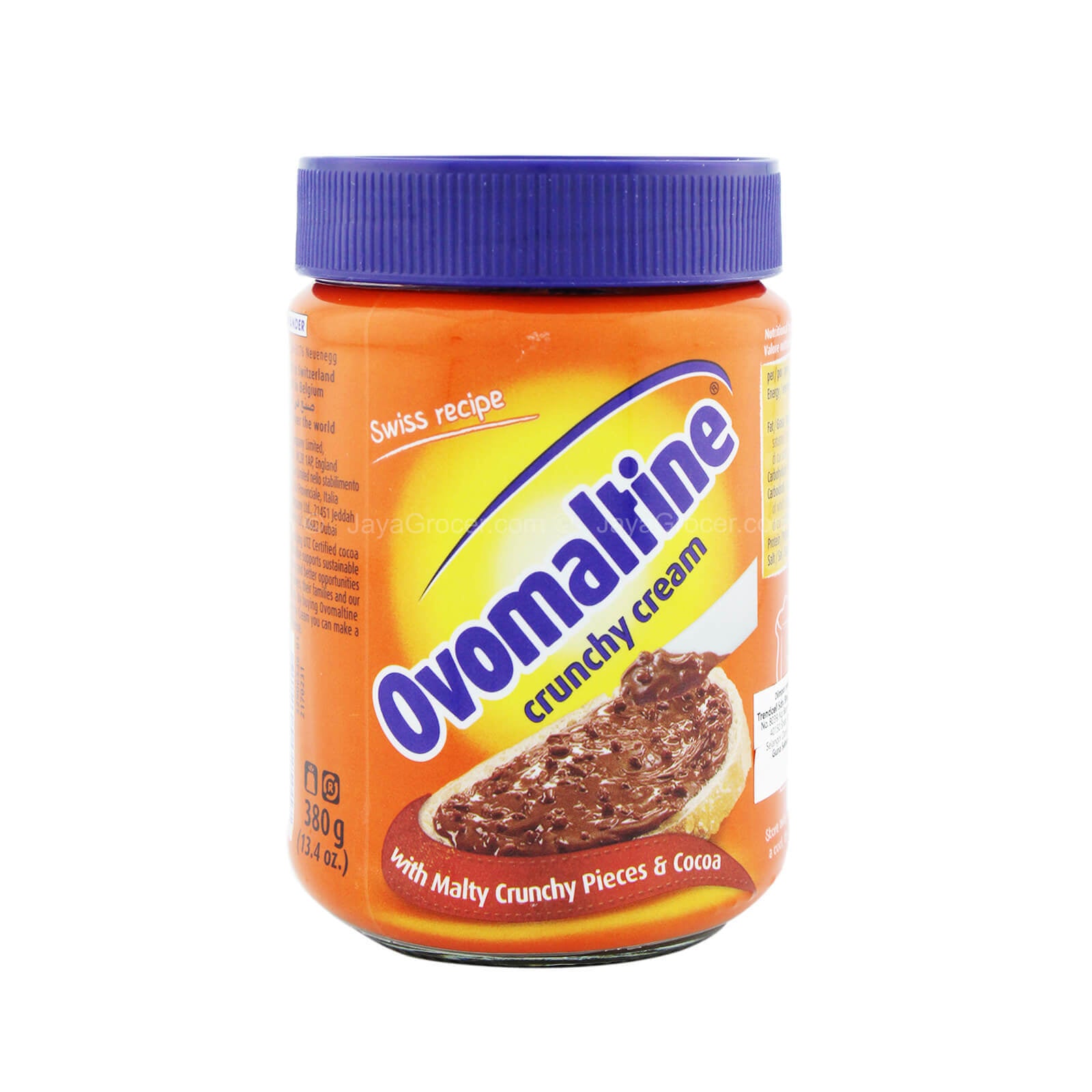 Ovomaltine Spread Crunchy Cream, 380g , Mrp- 799 at Rs 400/piece, चॉकलेट  स्प्रेड in Mumbai