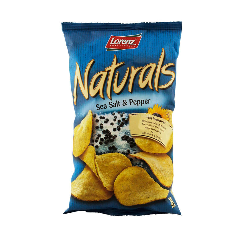 Lorenz Naturals Sea Salt & Pepper Flavoured Potato Chips 100g