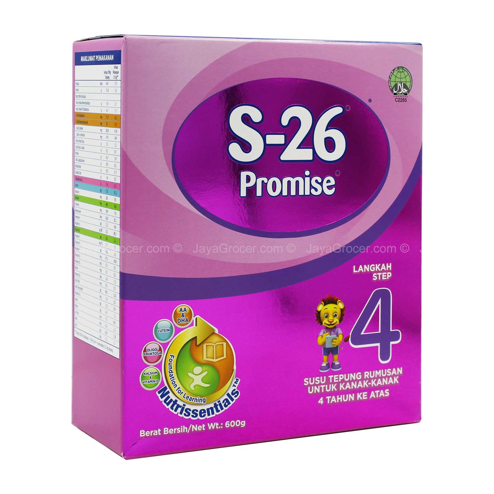 Wyeth S-26 Promise Step 4 Formulated Milk Powder 600g