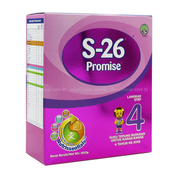 Wyeth S-26 Promise Step 4 Formulated Milk Powder 600g