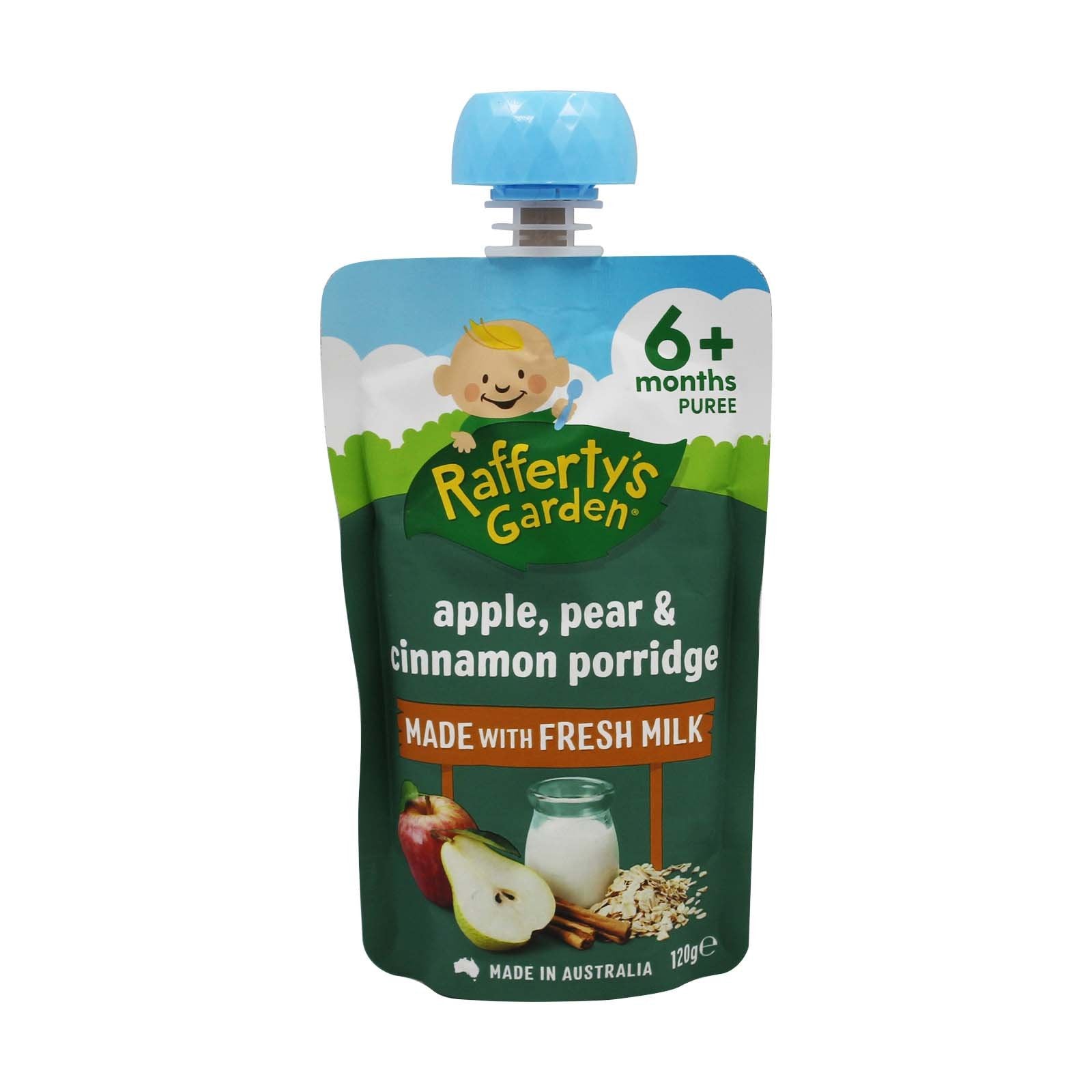Rafferty’s Garden Apple, Pear & Cinnamon Ready-to-Eat Porridge 120g