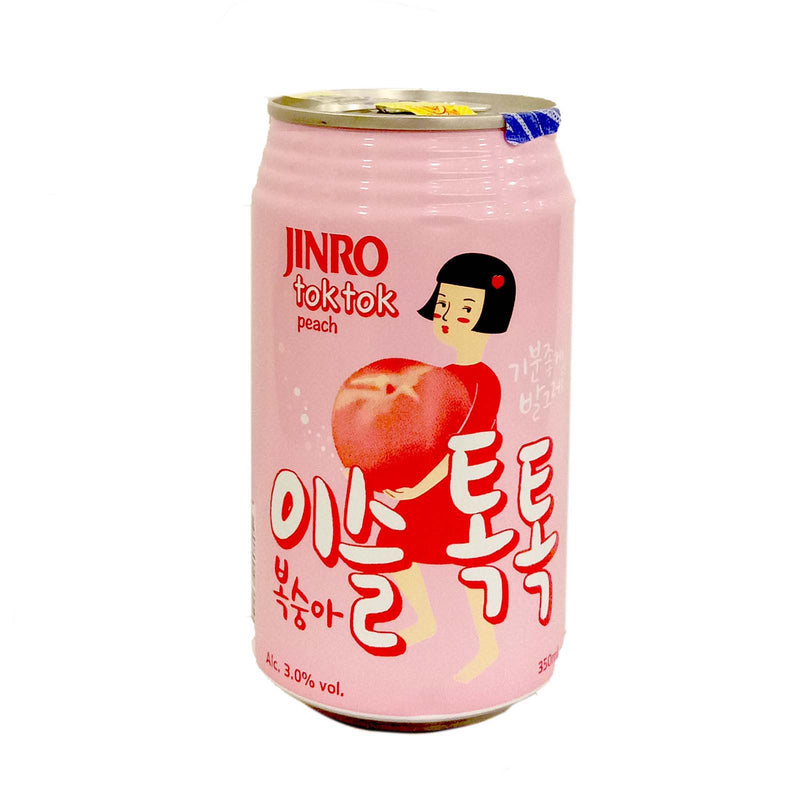 Jinro Tok Tok Peach Can 350ml