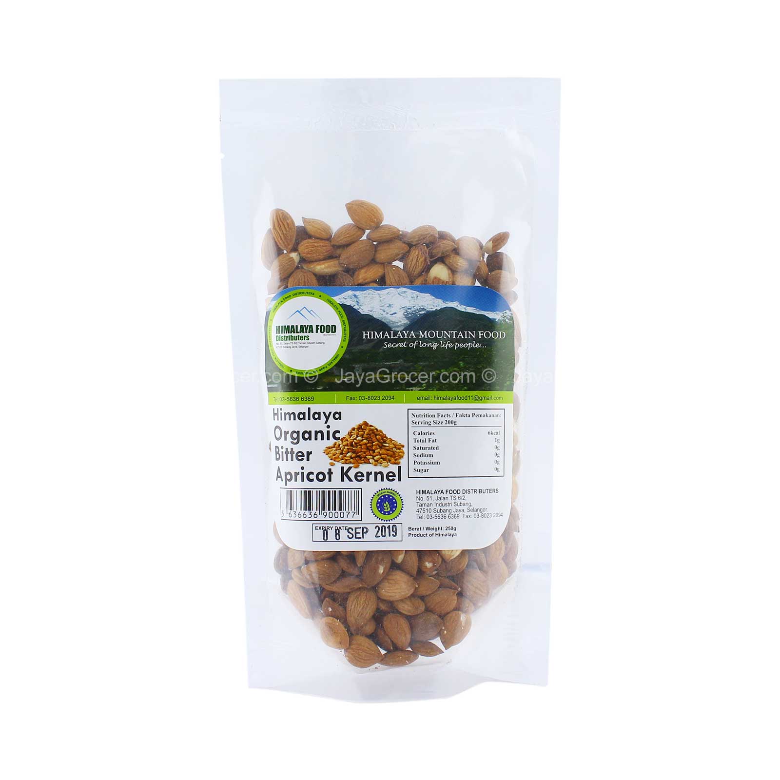 Himalaya Food Organic Bitter Apricot Kernel 250g