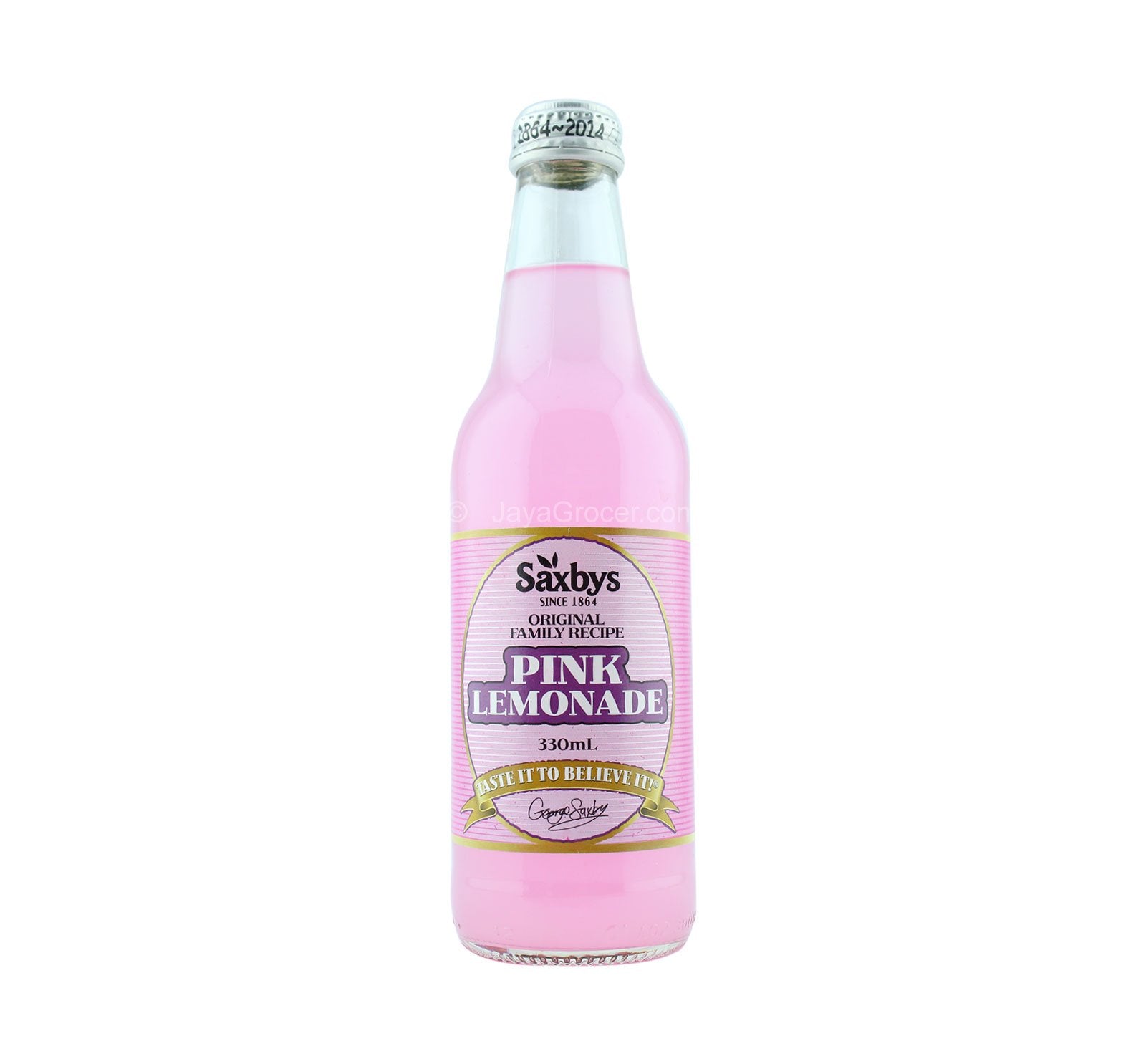 Saxbys Pink Lemonade Soft Drink 330ml