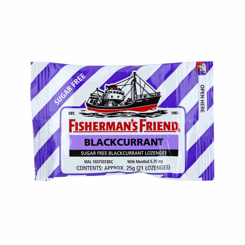 Lofthouse's Fisherman's Friend Sugar Free Blackcurrant Lozenges 25g
