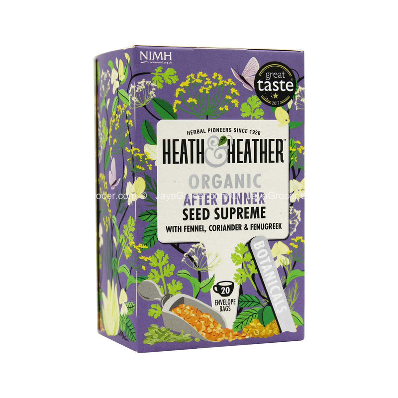 Heath & Heather Organic After Dinner Seed Supreme Tea 30g