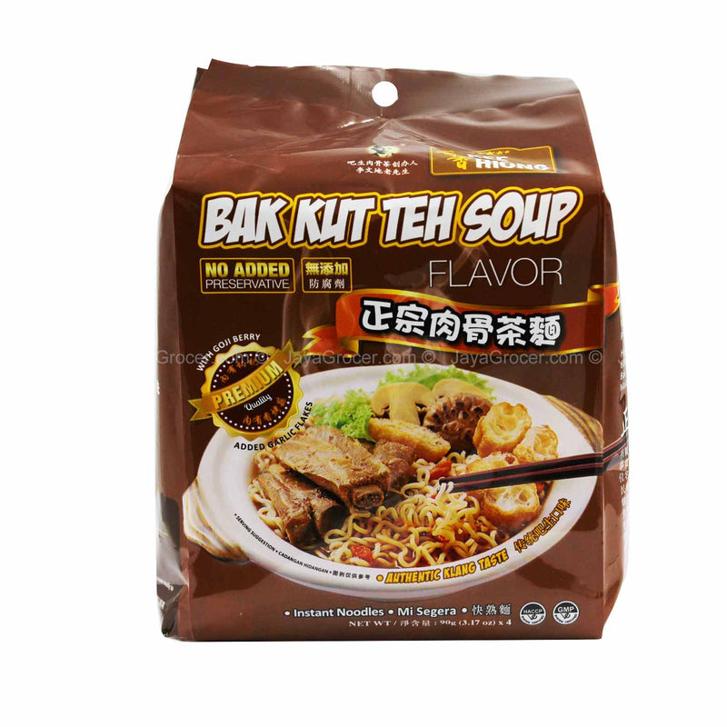 Kee Hiong Bak Kut Teh Soup Flavour Instant Noodle 90g x 4