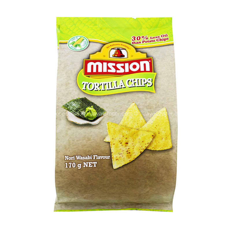 Mission Tortilla Chips Nori Wasabi Flavour 170g