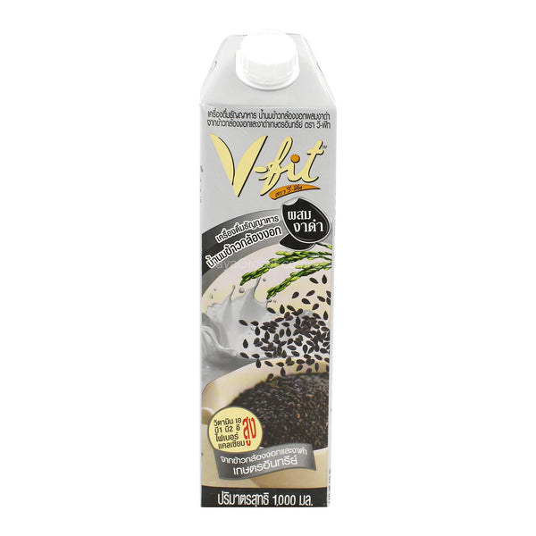 V-Fit Germinated Brown Rice Milk with Black Sesame Cereal Drink 1L