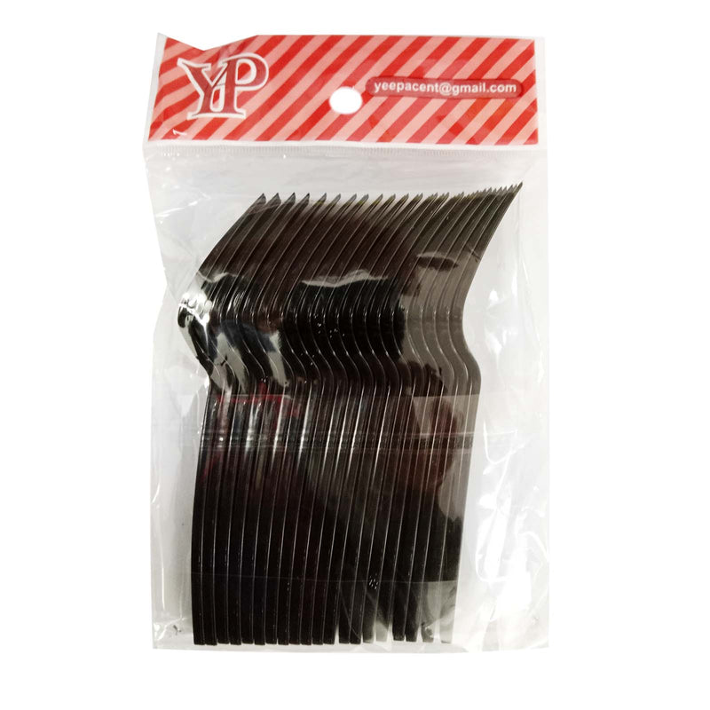 YP 7inch Thick Fork (Black) 20pcs/pack