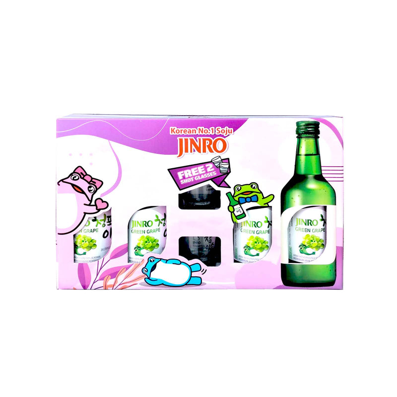 Jinro Greengrape Gift Pack 360ml x 4